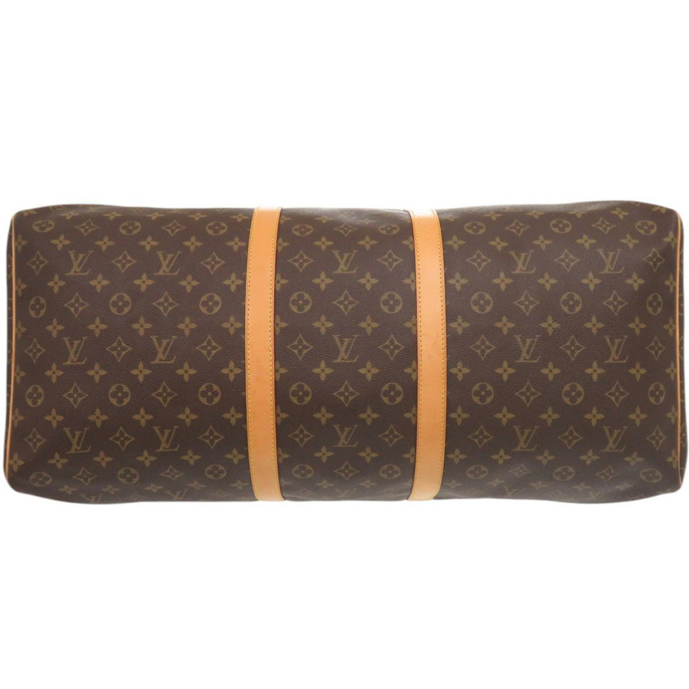 LOUIS VUITTON Brown Monogram Keepall 60 Boston Bag - Picture 3 of 10